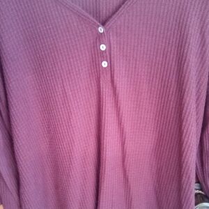 Elegant Women's Purple Button Down Shirt